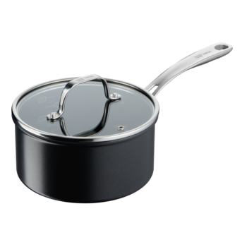 Cratita cu capac Tefal Jamie Oliver Home Cook, invelis antiaderent din titan, Thermo-Signal, inductie, 20 cm, 3.1 L