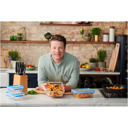 Tigaie saute cu capac Tefal Jamie Oliver Home Cook, 24 cm