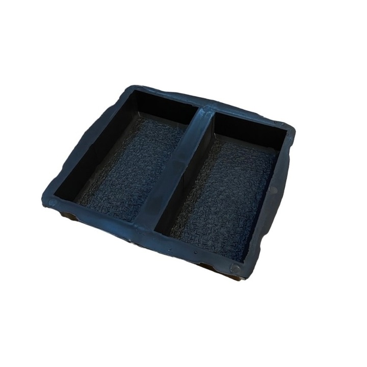 Комплект от 3 форми за павета, модел Classic II, 20x10x5 см, неплъзгащи се, натоварен или пешеходен трафик, черни, полипропилен, рецепта включена