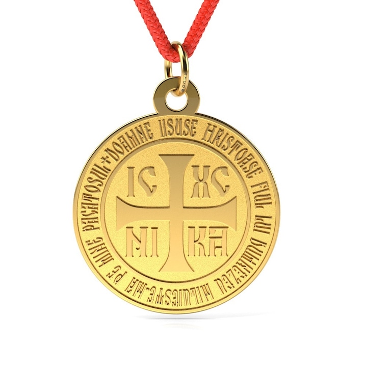 Медальон, Православна молитва, Златист