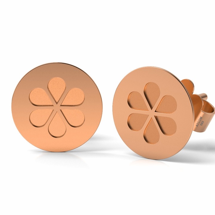 Обеци Elixir от розово злато