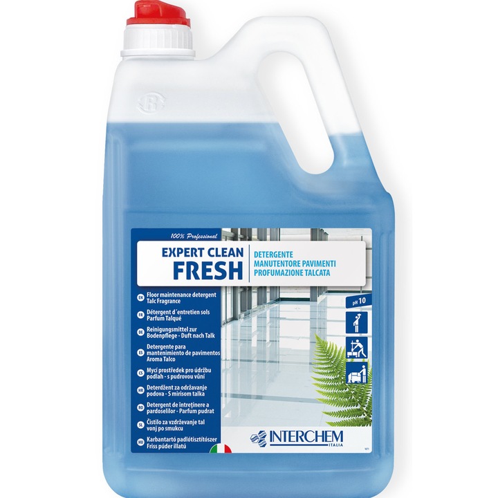 Detergent super concentrat pentru pardoseli, Interchem, Expert Clean Fresh, 5l