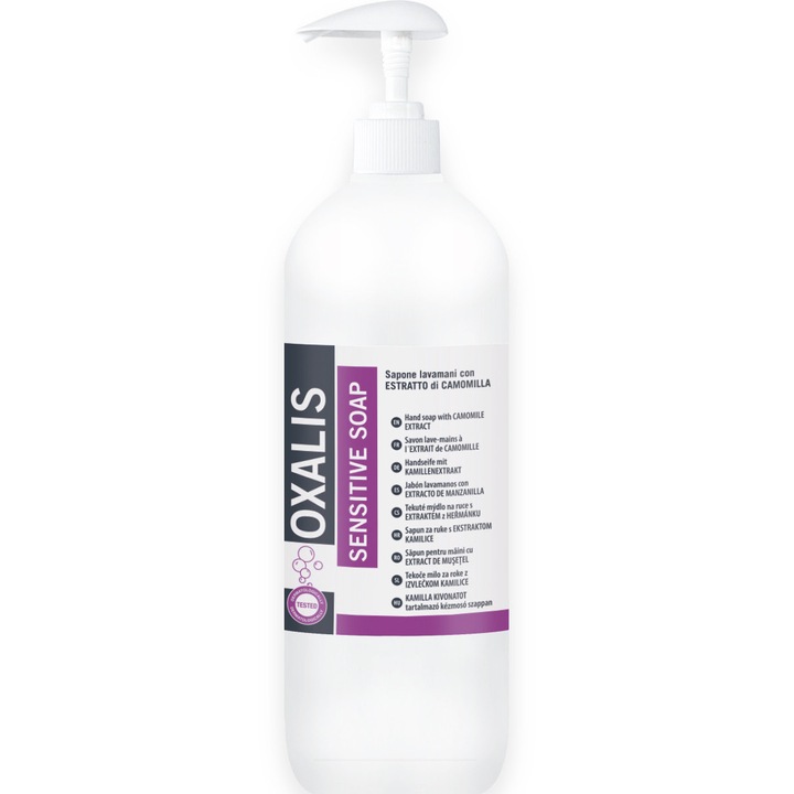 Sapun lichid cu extract de musetel, Interchem, Oxalis Sensitive Soap, 1l