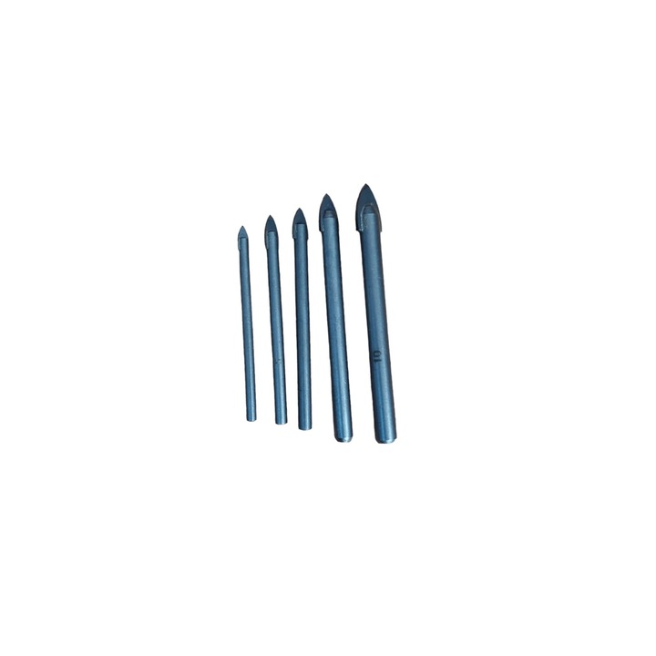 Set 5 burghie pentru sticla si ceramica, 4,5,6,8,10 mm