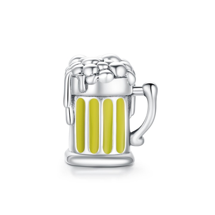 Talisman din argint Beer Cup