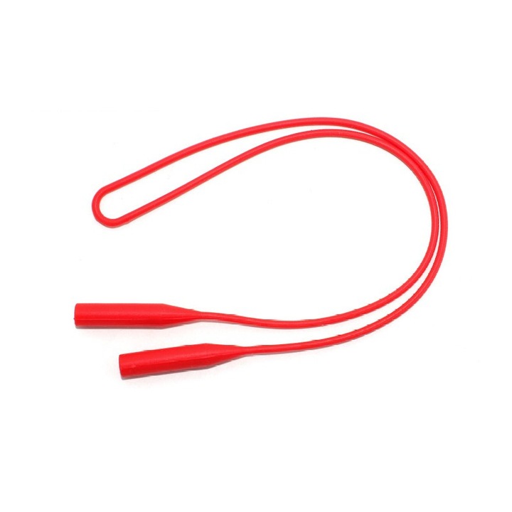 Червена силиконова корда за класически размер силиконови очила