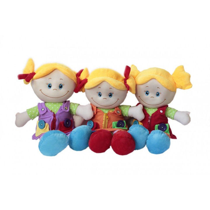 Парцалена кукла 46см 3 вида