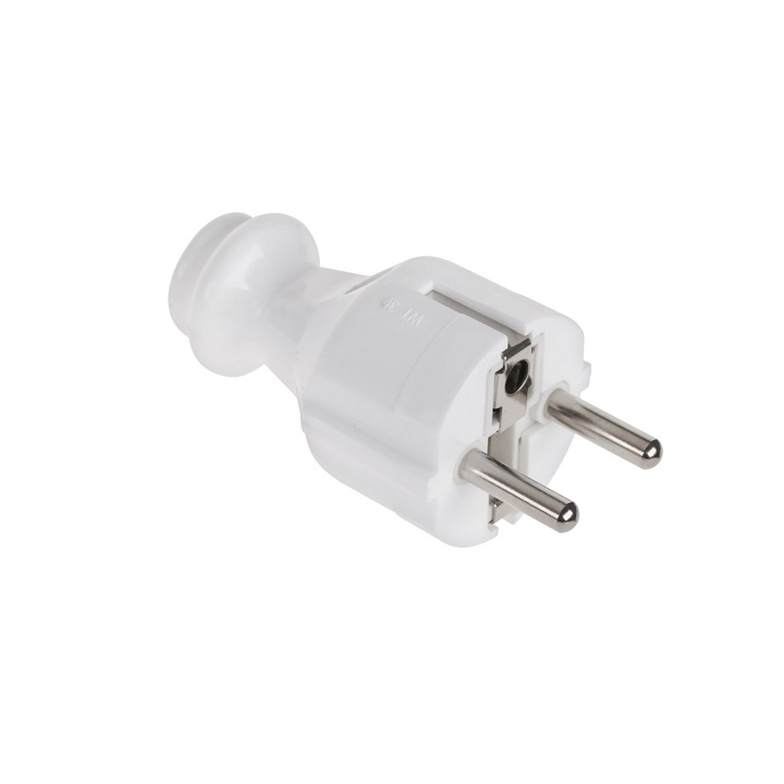 Stecher, Plastic, Alb