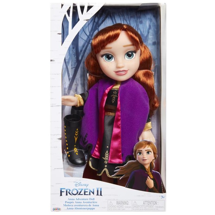 Frozen 2 baba - Anna, Disney, 3 év+, Többszínű