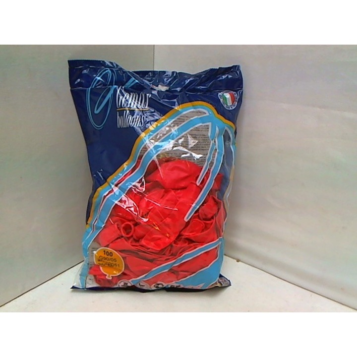 Léggömb G90 pasztell 10 piros a100 G90/05 90512