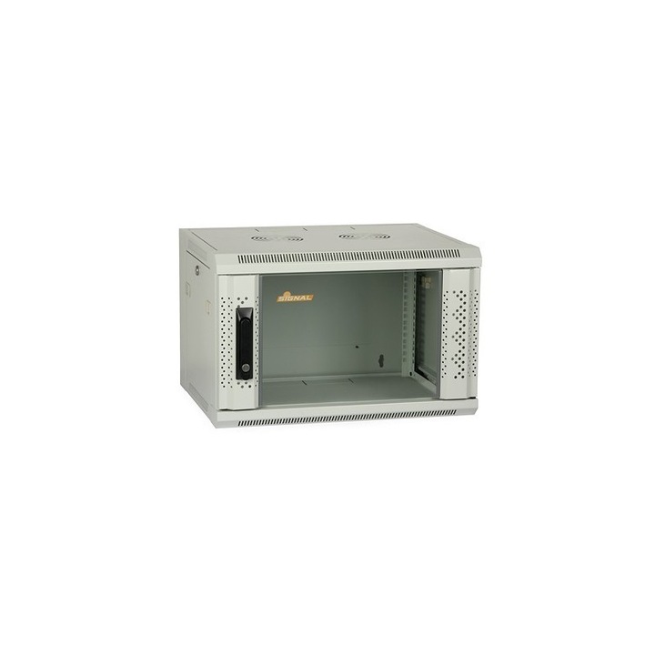 Cabinet RACK 6U 19 450 mm wallmount Signal RAL7035 gri