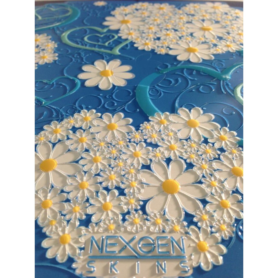 Husa tableta, Nexgen Skins, Pentru iPad 2/3/4, Efect 3D, Multicolor