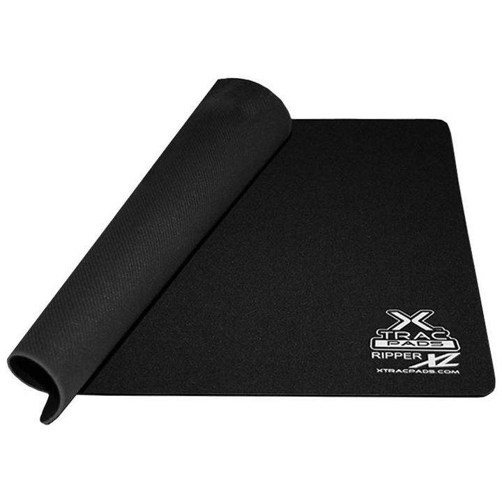 Mouse pad antiderapant pentru gaming, XTracGear, Cauciuc, Negru, 451 x 356 mm
