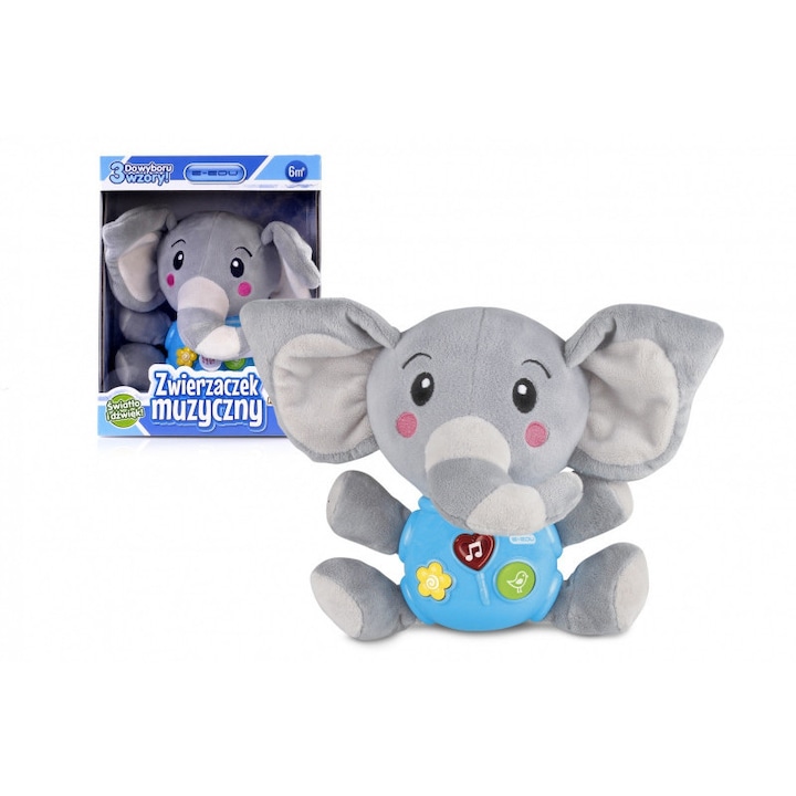 Jucarie interactiva bebelusi, Textil, Cu model, 6 luni+, Multicolor