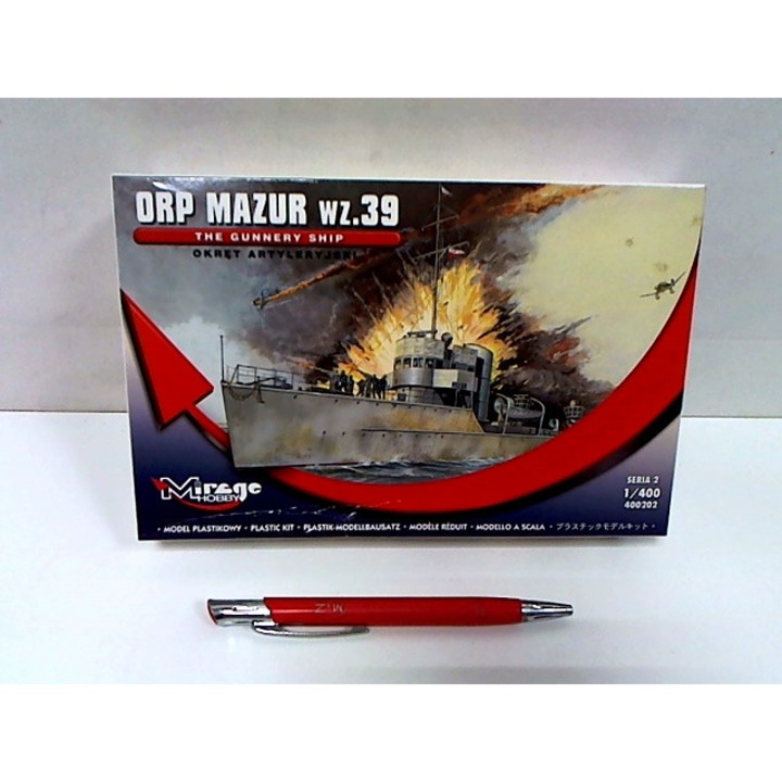 Mirage készlet/ragasztott. ORP Mazur Artyler hajó. 400202,