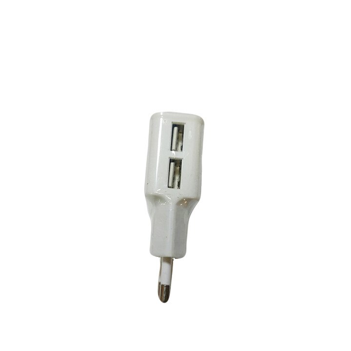 Adaptor priza cu 2 porturi USB ,Alb