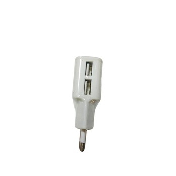 Adaptor priza cu 2 porturi USB ,Alb Adaptor priza cu 2 porturi USB ,Alb