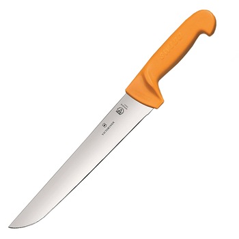 Cutit profesional macelar Victorinox, Swibo®, Lama dura, dreapta, 260 mm, Galben Cutit profesional macelar Victorinox, Swibo®, Lama dura, dreapta, 260 mm, Galben