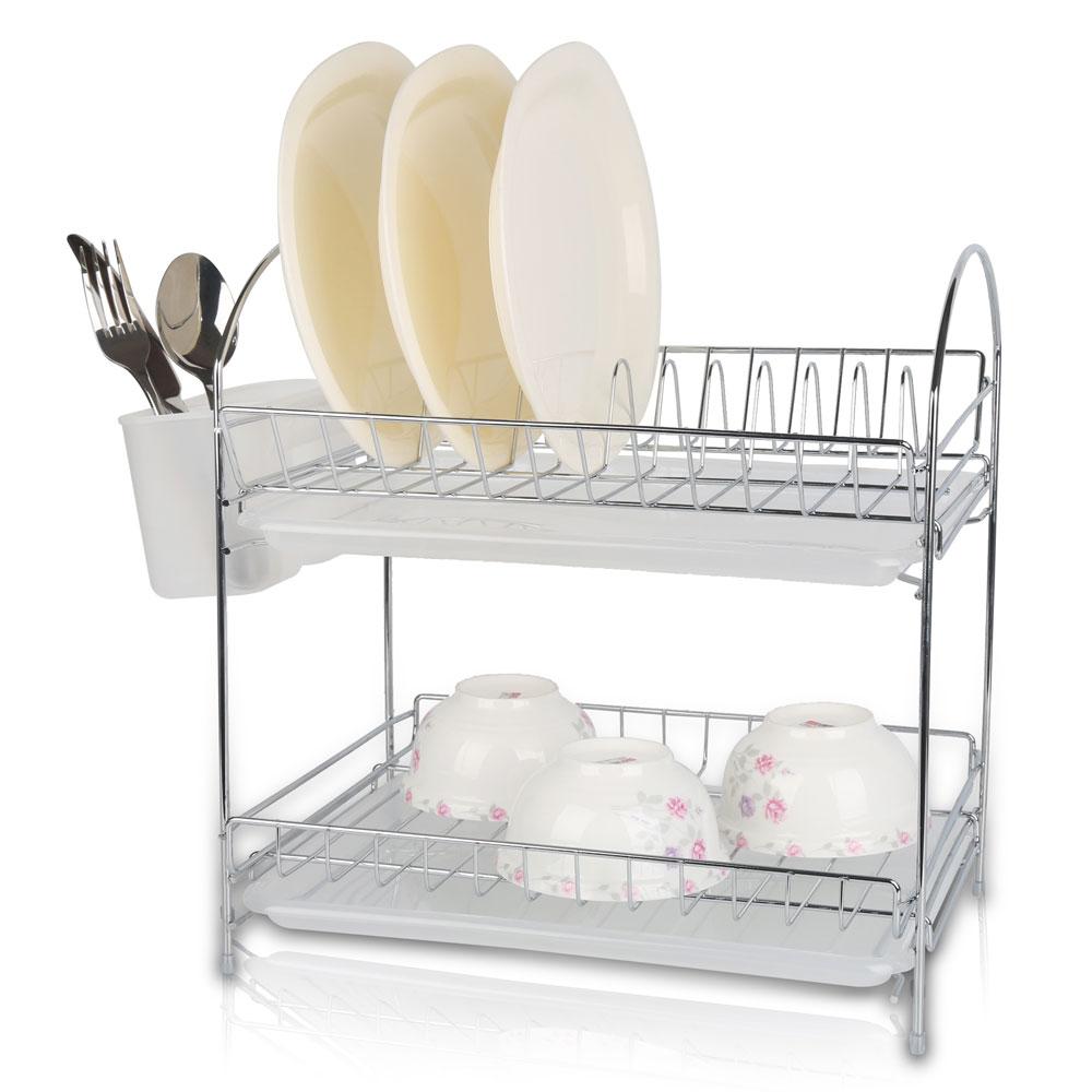 Dish drying rack, 36.8 x 32.8 x 18 cm - simplehuman brand