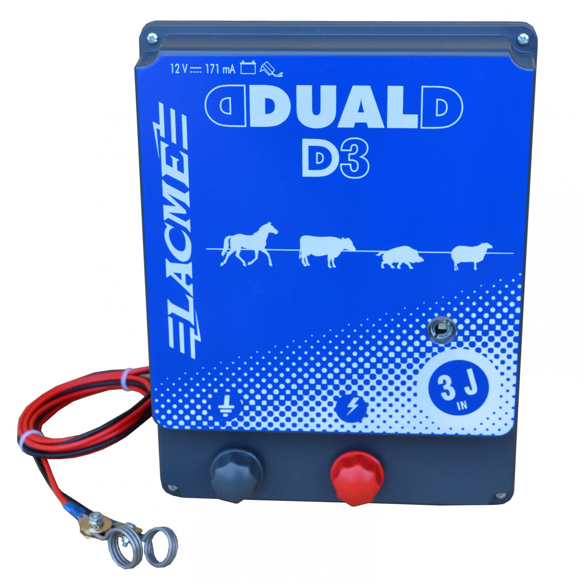 Aparat gard electric Lacme D3, 2.0 J, alimentare 12 V