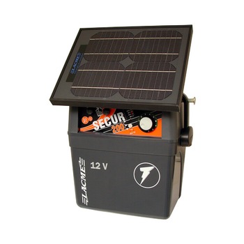 Aparat gard electric Lacme Secur 200, 2 J, panou solar 10 W, alimentare 12 V Aparat gard electric Lacme Secur 200, 2 J, panou solar 10 W, alimentare 12 V