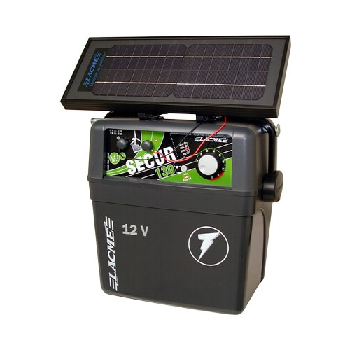 Aparat gard electric Lacme Secur 130, 1.3 J, panou solar 6 W, alimentare 12 V
