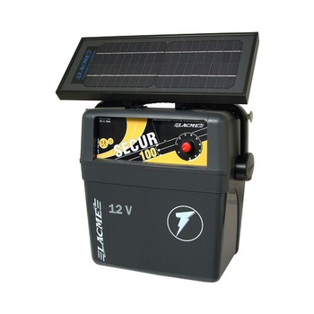 Aparat gard electric Lacme Secur 100, 1 J, panou solar 6 W, alimentare 12 V Aparat gard electric Lacme Secur 100, 1 J, panou solar 6 W, alimentare 12 V