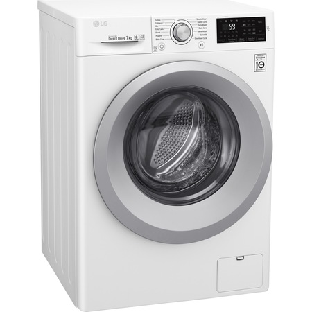 Masina de spalat rufe LG F2J5QN4W, Direct Drive, 7 kg, 1200 RPM, Clasa A+++, 60 cm, Alb