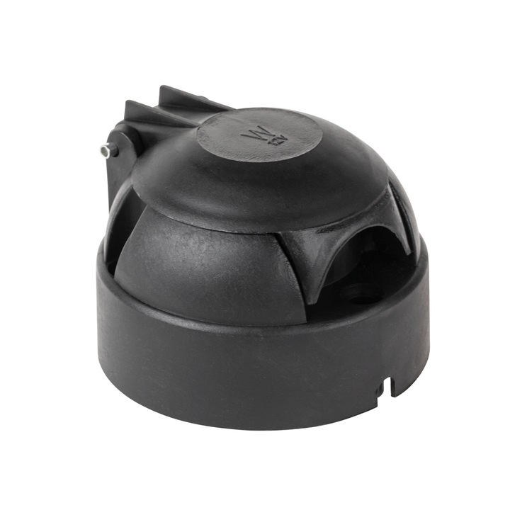 Priza pentru remorca, Plastic, Negru, 12/24V
