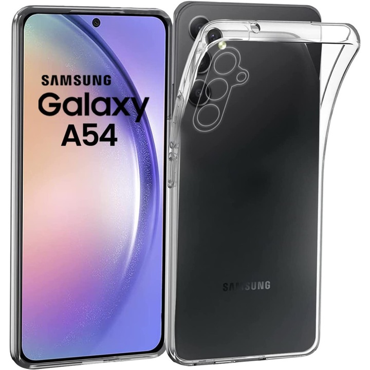 Samsung Galaxy A54 5G szilikon tok, hátlaptok, telefon tok, vastag, átlátszó, 2mm