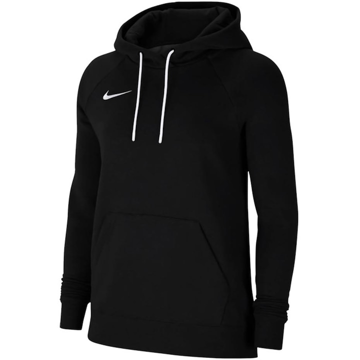Női kapucnis pulóver, Nike, pamut, fehér/fekete, XS
