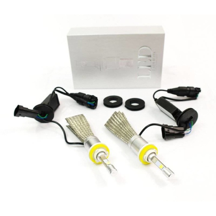 Set 2x LED H9, Interlook, 40W, 9600 lm