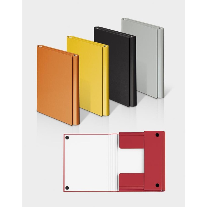 Mappák, Karton/Polipropilén, A4/A5, Többszínű
