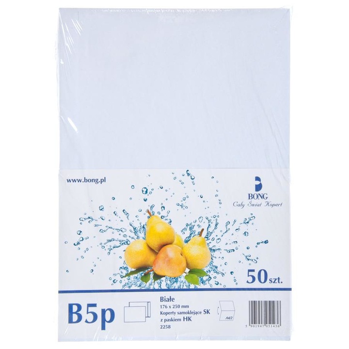 Set 50 plicuri, Bong, 176 x 250 mm