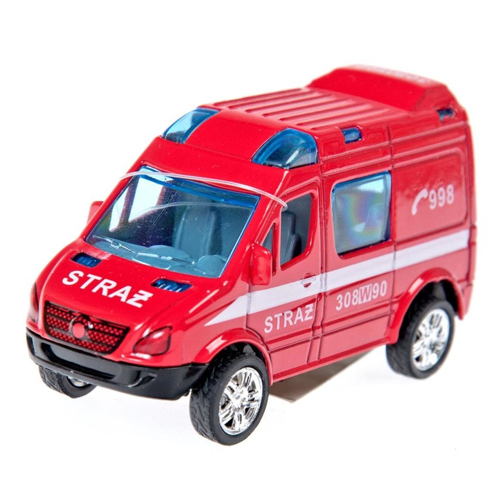 Masinute de jucarie, 8 cm, 1 buc, Rosu