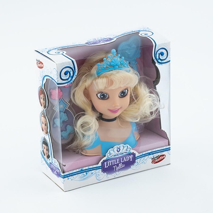 Cap de papusa pentru coafat, Mega Creative