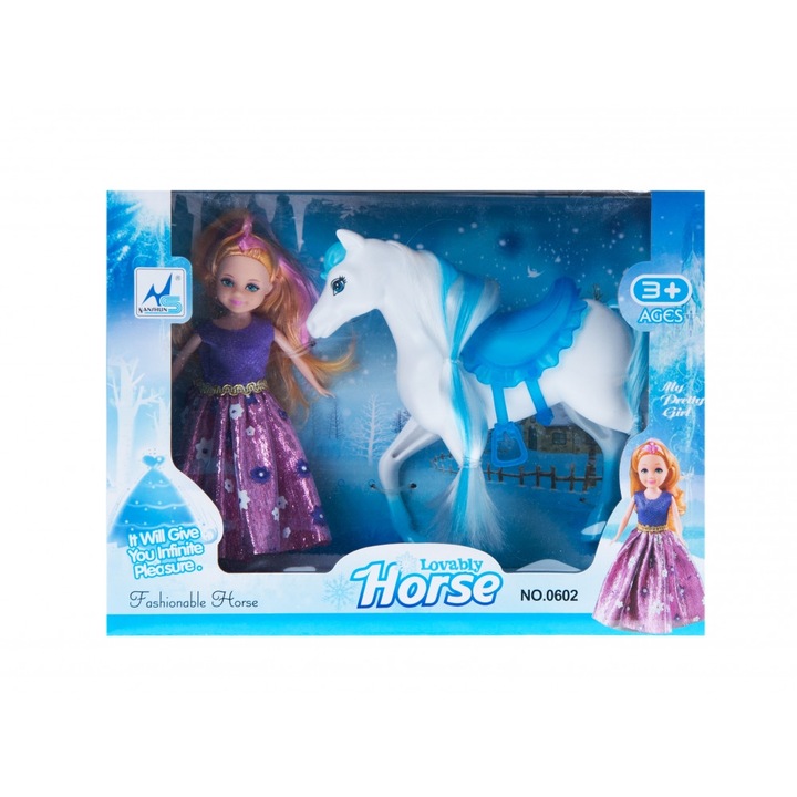 Elsa baba, 27X20X7 cm, Többszínű