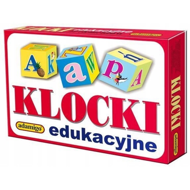 Образователни кубчета с букви, 18 части, 4+ години