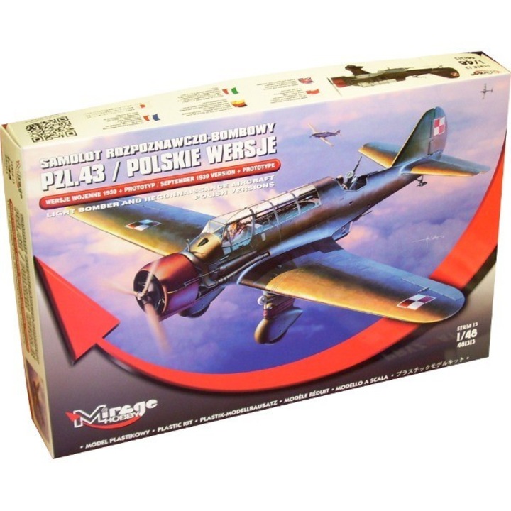 Модел PZL.43 Самолет Wersje Wojenne 1939 г
