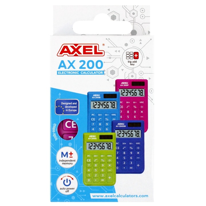 Calculator de birou, Axel, Roz