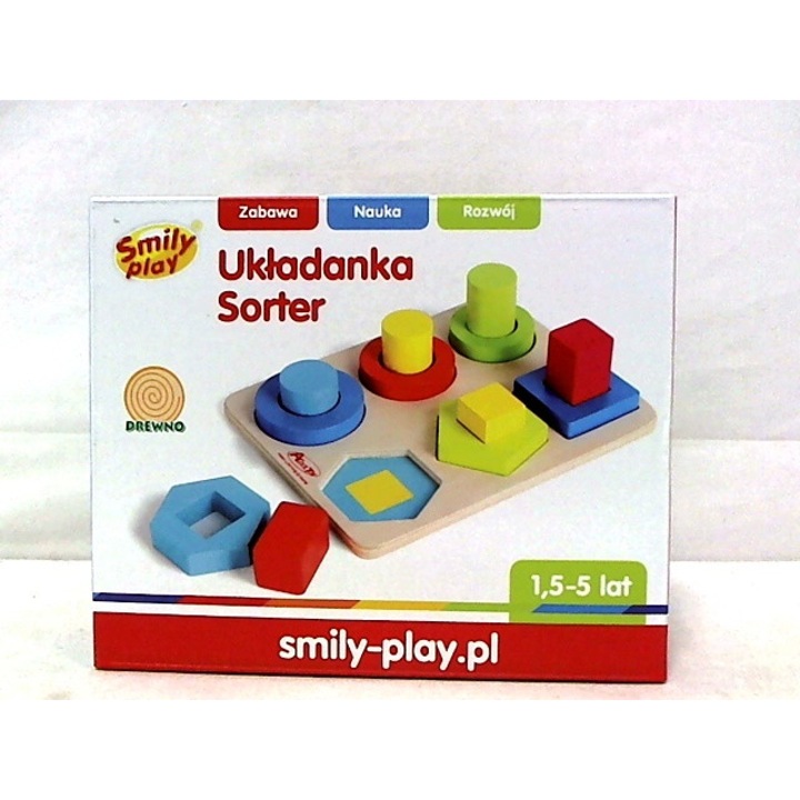 SmilyPlay AC7666 20442 fa válogató puzzle