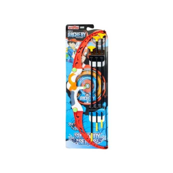 Set arc cu sageti pentru copii, Xwin, 21x61x5 cm, Multicolor