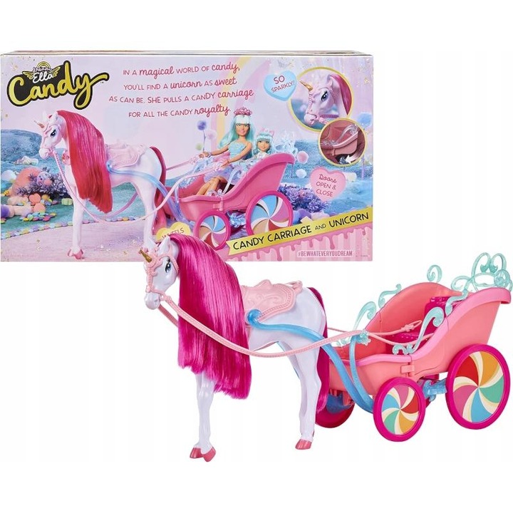 Vienaragio saldainių vežimas Mga Ella Candy