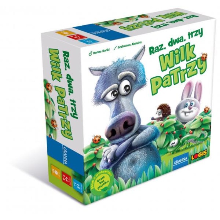 Játék Egy, kettő, három... A farkas figyel!, Granna, Multicolor