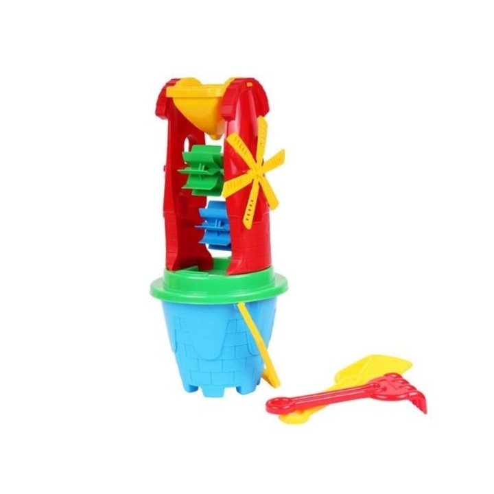 Комплект кофа за пясък + мелница, Многоцветна