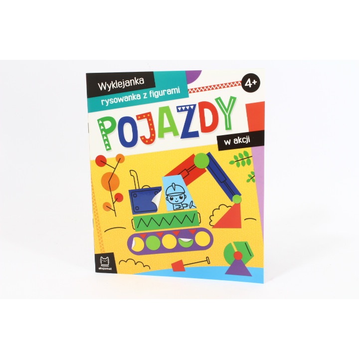 Carte de decupat, Pojazdy w akcji, 4+, multicolor