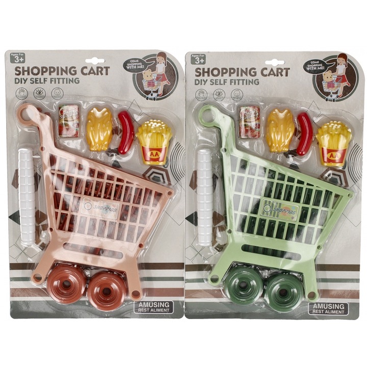 Игрален комплект за супермаркет, Mega Creative, Пластмасов, Многоцветен
