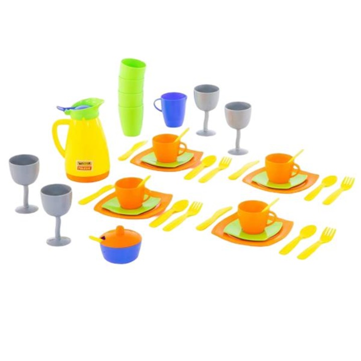 Set de bucatarie copii, Wader-Polesie, Plastic, +1, Multicolor