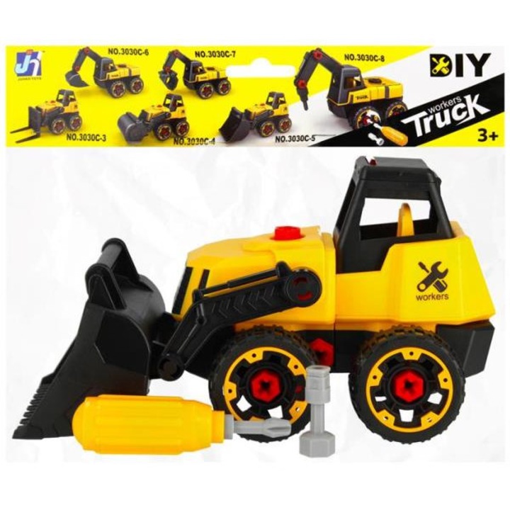 ND17_ZB-147873 Torziós építőgép Bulldózer 29x21x13 Mega Creative