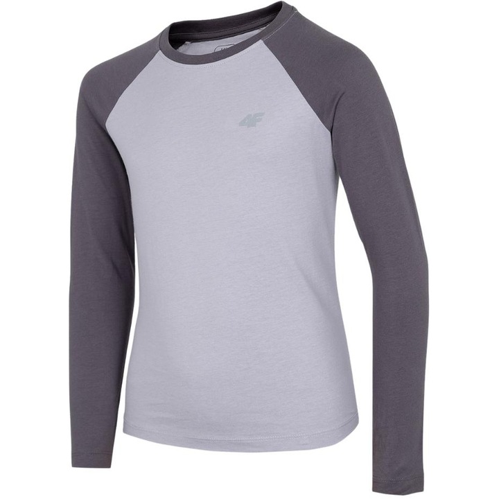 Lány blúz 4F, sötétszürke, 146 cm